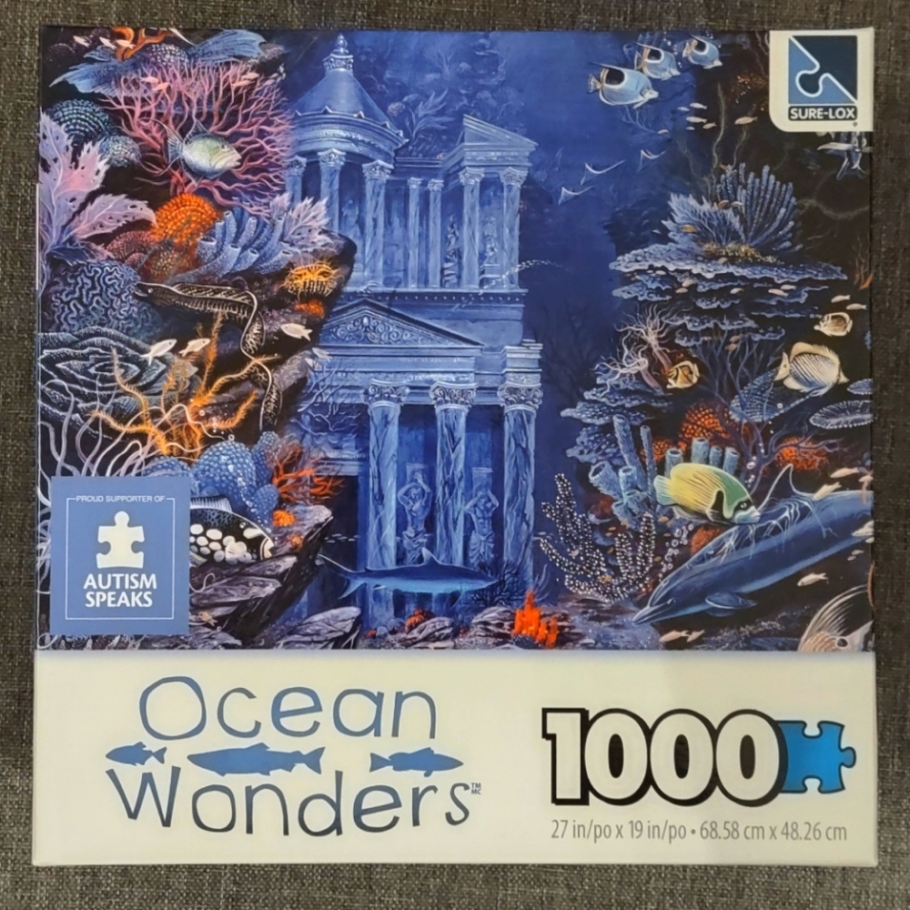 1000 PC Puzzle Ocean Wonders Lost City